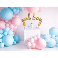 XL Ballon | gender reveal | babyshower  boy  jongen  blauw | BabyBlauw